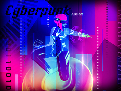 Cyberpunk illustration