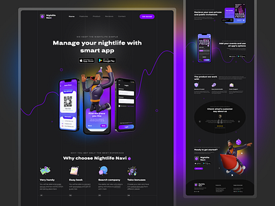 Nightlife Navi Landing Page