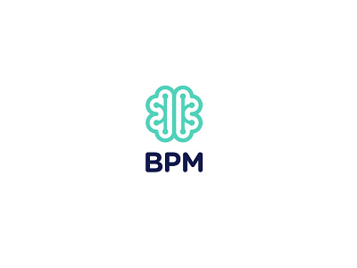 Baku Psychological Center blue brain creative health logo mental neural psychology relax