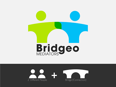 Bridgeo Mediators design illustration illustrator logo logo design logodesign logos vector