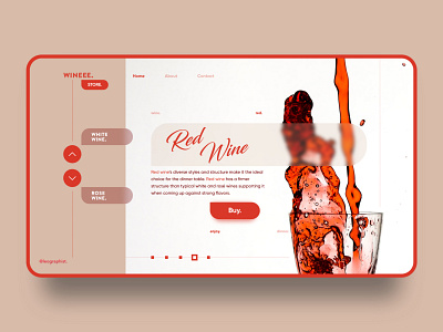 Wineee. branding dailyui landing landing page landing page design landingpage ui uidesign uiux ux