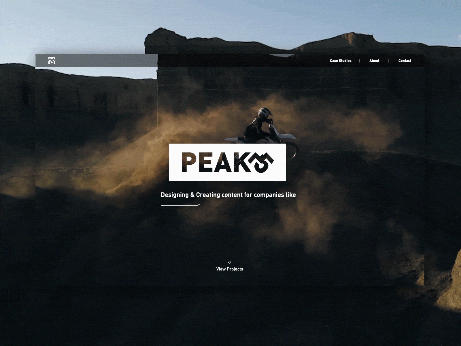 Peak5 Media adobexd branding content creation design digital product dirbike interaction logo media ui ux web webdesign