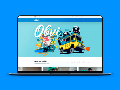 Microsoft - Obvi Magazine Web UI&UX Design