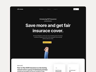 P2P |  Landing Page