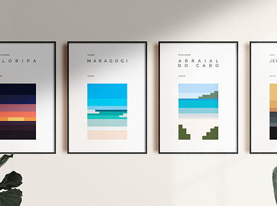 Ah_Mar posters graphic design illustration landscape travel visual design