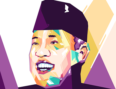 WPAP Illustration design designgraphic designs digital digitalart graphicdesign illustration illustration art illustrations illustrator pop popart popup vector vectorart wedha wpap