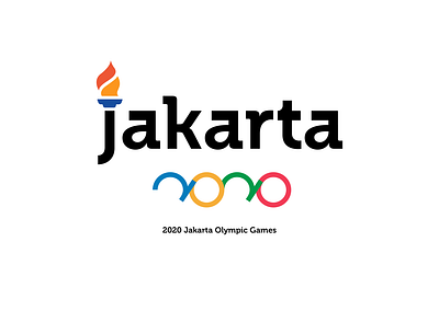 2020 Olympics Logo - Jakarta Olympic Game design game games identity branding identitydesign indonesia indonesia designer jakarta logo logo design logodesign logoidea logoideas logotype olympic olympic games olympics sport type typeface