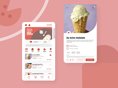 Desserts UI Concept - Eat for every need app app design cake ice ui ui design uidesign uiux uiuxdesign uiuxdesigner user experience user experience design user interface user interface design userexperience userinterface ux