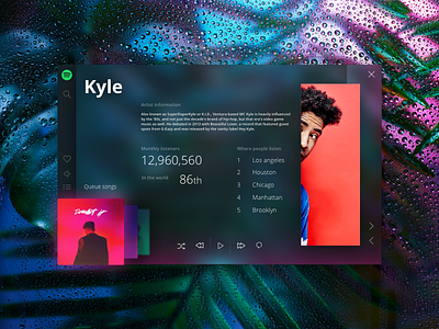 Spotify artist info - Fluent style