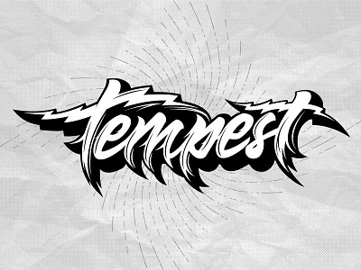 Tempest Logo logo typography