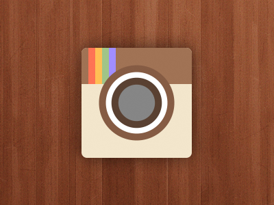 Instagram flat icon flat flat design icon instagram minicon sketch social social icon vector