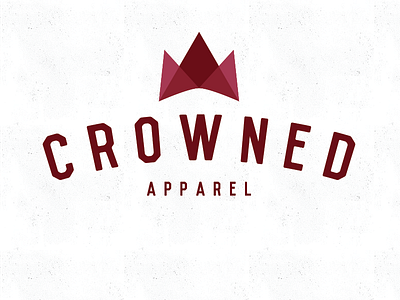 Crowned Logo WIP apparel branding crown flat identity logo shapes