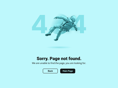 Daily Ui 008 - 404 Page 404 404 error page 404 page a2t astronaut daily ui 008 dailyui dailyui008 dailyuichallenge design figma ui
