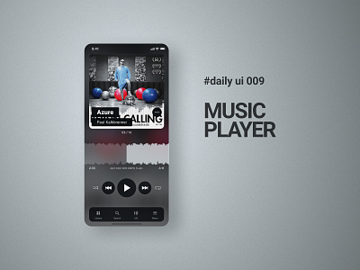 Daily UI 009 - Music Player 009 a2t daily ui daily ui 009 dailyui dailyui009 design music music player ui