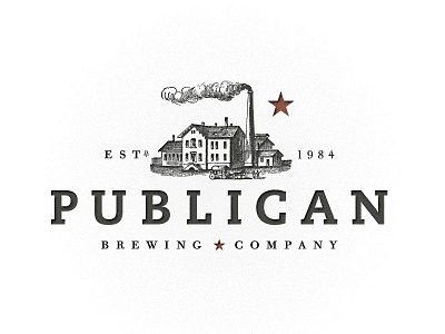 Publican Brewing Co. beer brand branding brew brewing icon identity logo publican