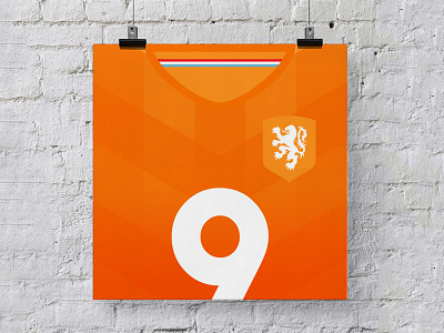 Netherlands design flat futbol soccer world cup