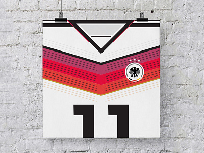 Germany — Nationalmannschaft flat football futbol germany soccer world cup