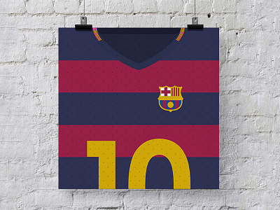 FC Barcelona barcelona design flat design football futbol game jersey la liga messi shirt soccer sport