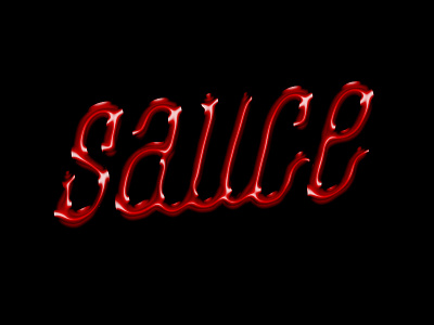 Are you lost in the "Sauce" illustration lettering liquid liquid type type
