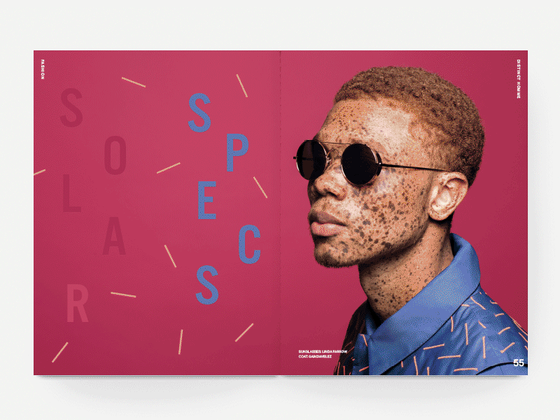 Distinct Homme Spring—Summer spreads. design editorial fashion layouts spreads typography