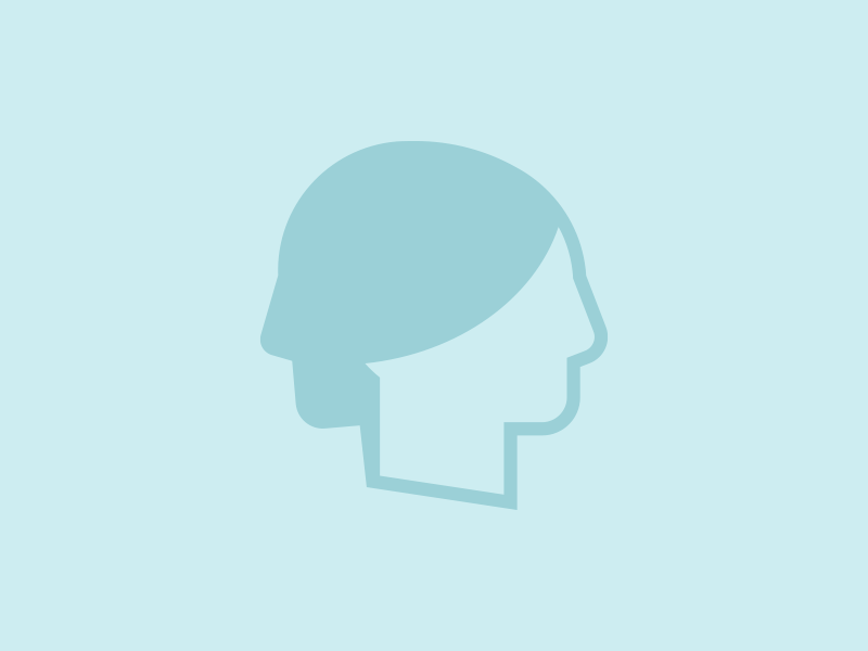 Duality of Human Nature Icon woman psychology psychologist profile people mind man logotype logo icon head duality avatar