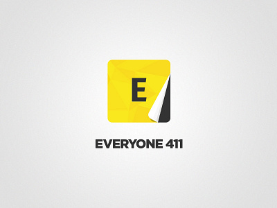 E411 Option 2 balck flat logo yellow