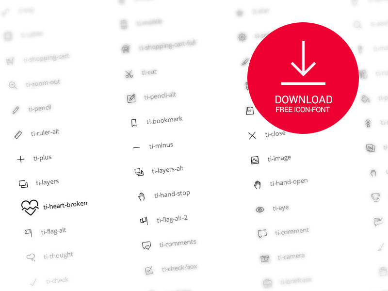Free Icon Font iconfont ios7 line stroke icons minimal font freebie
