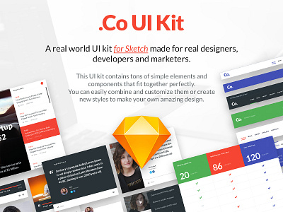 .Co-UI-KIT for Sketchapp components design kit sketch sketchapp ui ui design ux design