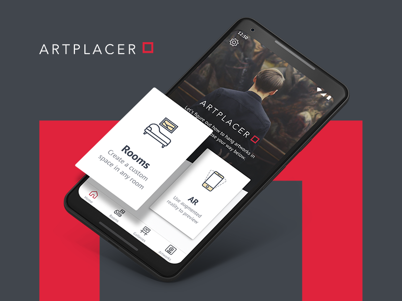Art Placer. Mobile App Design