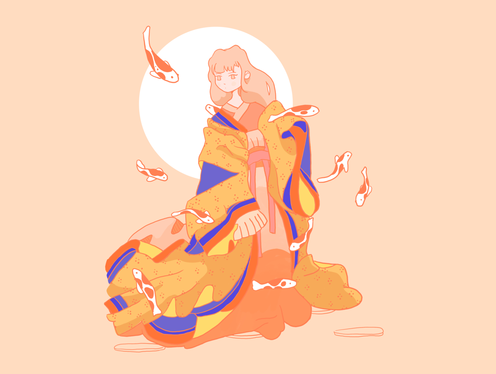 japanese-woman-geisha-kimono-illustration-by-sekai-of-kangae-on-dribbble