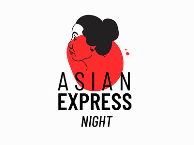 WIP - Asian restaurant logo asian asian food branding design draw flat graphic illustration japan logo red restaurant vector