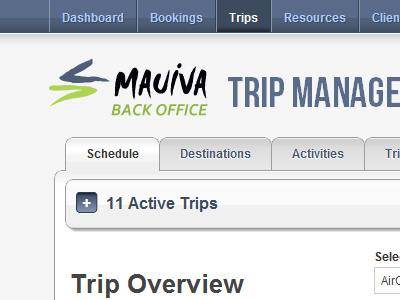 Trip Management ui