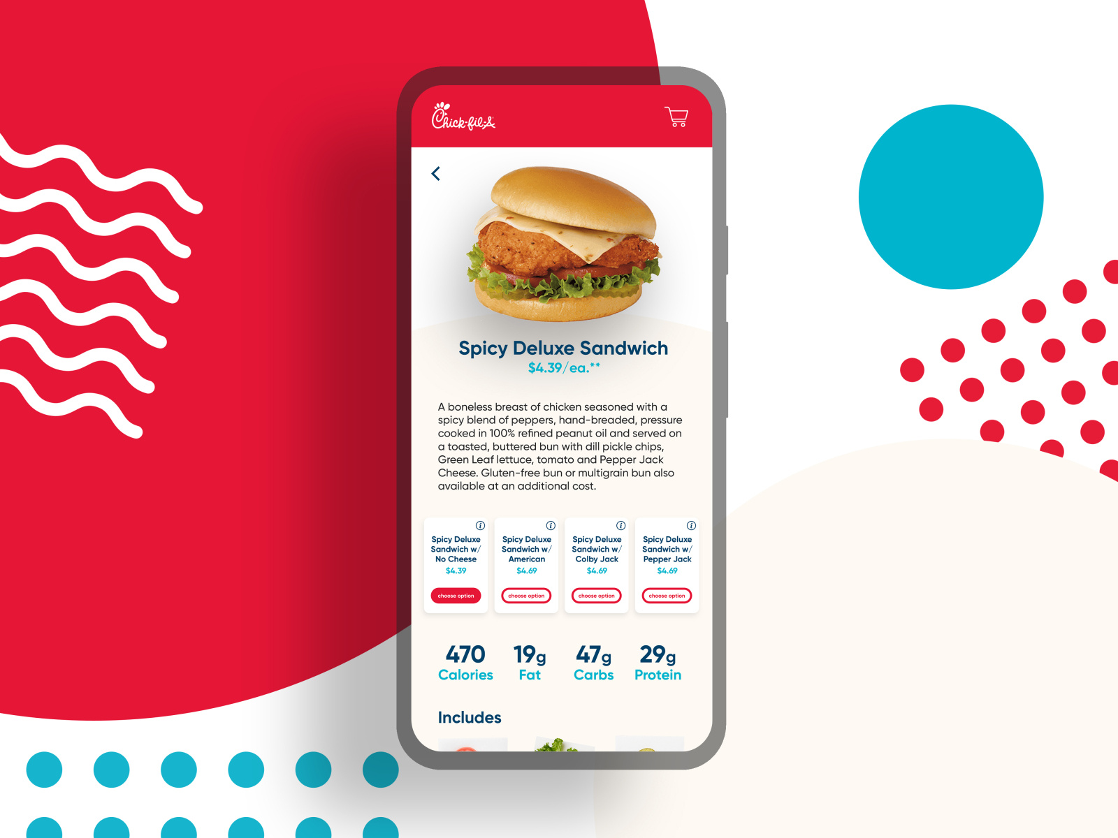 ChickfilA mobile app by Landon Campbell on Dribbble