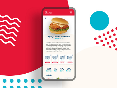 Chick-fil-A mobile app android android app app app design appdesign dailyui design designchallenge mobile mobile app mobile ui ui uidesign ux