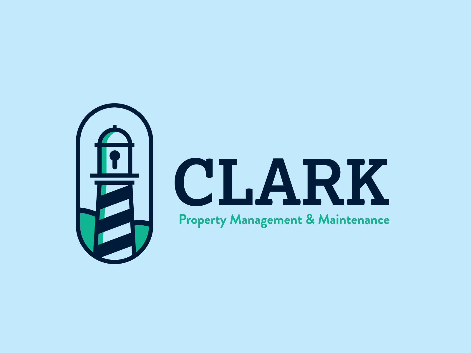Clark Property Management logo by Landon Campbell on Dribbble