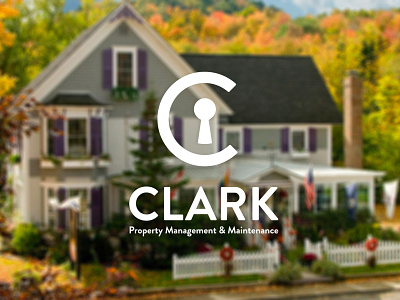 Clark Property Management - Logo branding construction daily design design home home improvement idenity identity design logo logo design minimal property management simplicity vector