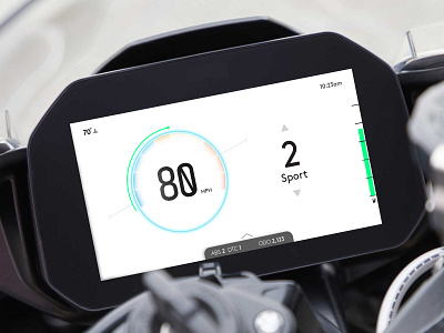 Motorcycle TFT Display