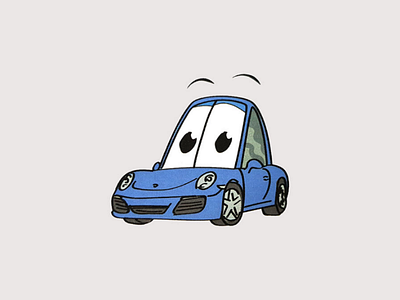 911 Carrera car carrera charakter children design illustration illustrator kids charakter magazine porsche