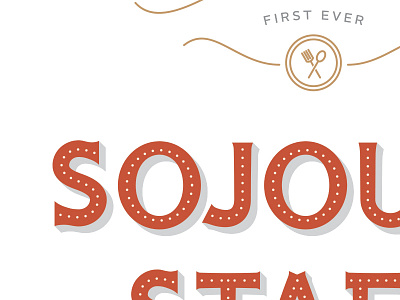 Sojourn Cookbook Cover lettering