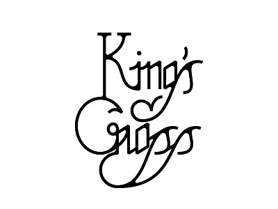 King's Cross Lettering lettering