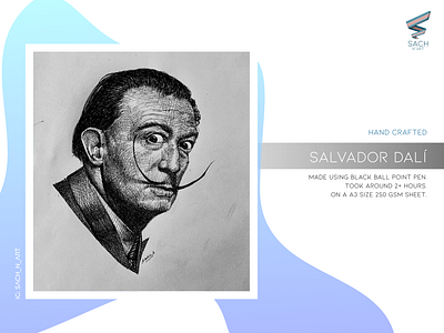 Salvador Dali art artist black and white details fineart illustration pen pen art salvador salvador dali