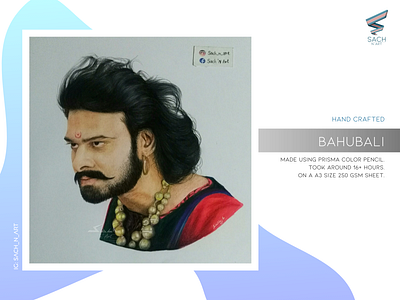 Bahubali art art board artist color detail details fineart hyperrealism pencil prisma prismacolor realism