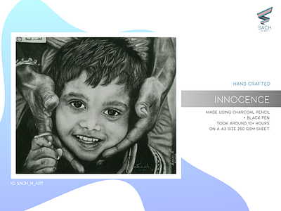 Innocence art art entertainment art book artist charcoal charcoal drawing details fineart hyperrealism