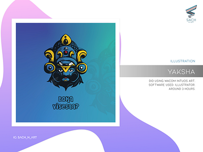Yakshagana adobe artist design details digital illustration illustrator photoshop vector