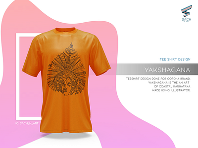 Yakshagana adobe art art book artist branding culture design form illustration illustrator tee tee shirt vector yasksha