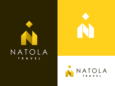 Natola Travel design inkscape logo vector