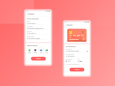 Daily Ui Challenge Day 2 (Credit card checkout)