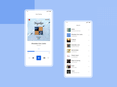 Daily UI Challenge Day 9 (Music Player)