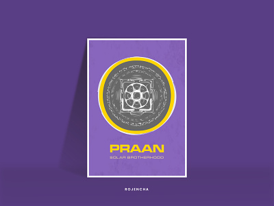 PRAAN graphicdesign minimal poster design