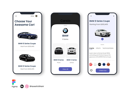 Car Store App UI/UX Design